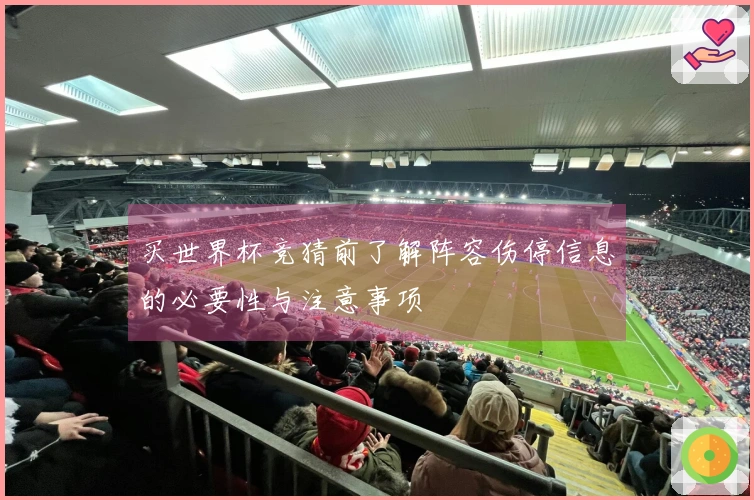 买世界杯竞猜前了解阵容伤停信息的必要性与注意事项