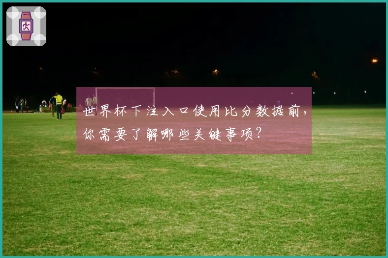 世界杯下注入口使用比分数据前，你需要了解哪些关键事项？