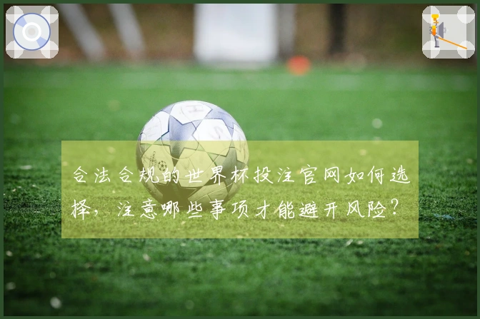 合法合规的世界杯投注官网如何选择，注意哪些事项才能避开风险？