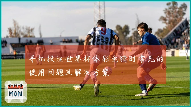 手机投注世界杯体彩竞猜时常见的使用问题及解决方案
