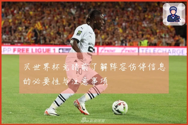 买世界杯竞猜前了解阵容伤停信息的必要性与注意事项